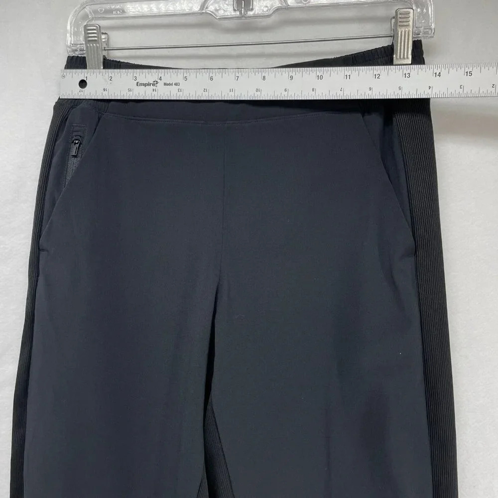 Athleta Pants Women's Sz 2 Slash Pockets Elastic Hem Stretch Gym Jogger Gray - Picture 3 of 11